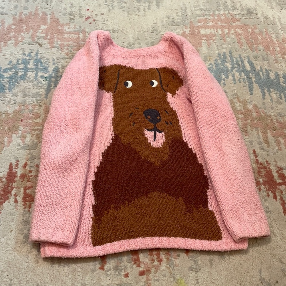 Hanna Andersson girls fleece sweater size 6-7